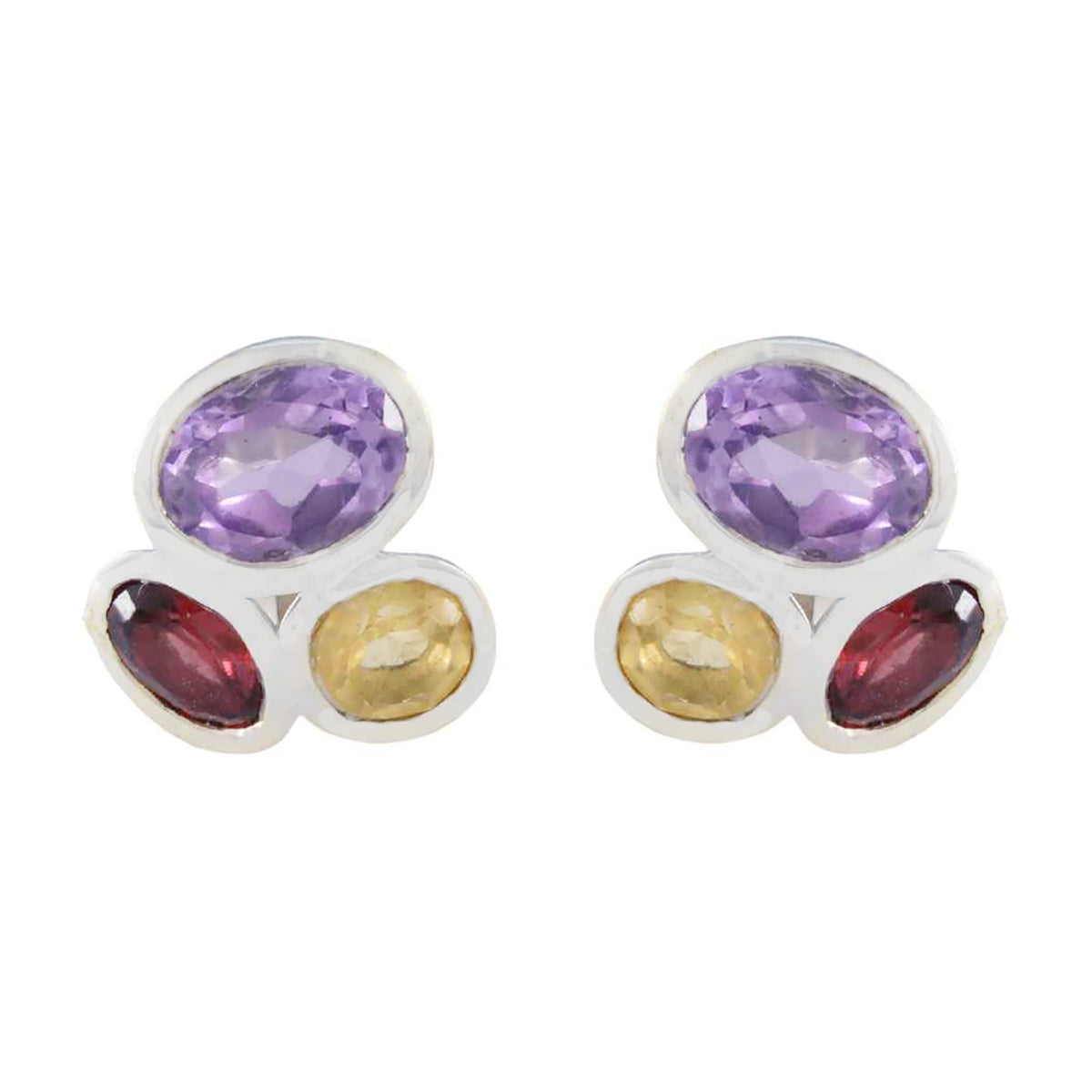 Olivia Multicolor Stud Earrings for Everyday Glam Multi multicolor Stud