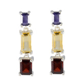 Mia Multicolor Stud Earrings for Everyday Glam Multi multicolor Stud