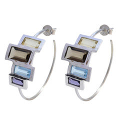 Bruna Multicolor Stud Earrings for Stylish Looks Multi multicolor Stud