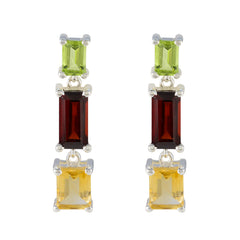 Nella Multicolor Stud Earrings for Fashion Statement Multi multicolor Stud