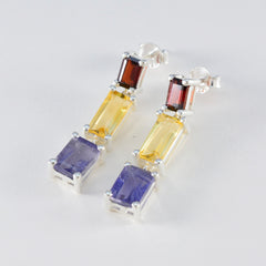 Penelope Multicolor Stud Earrings for Everyday Glam