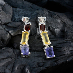 Penelope Multicolor Stud Earrings for Everyday Glam