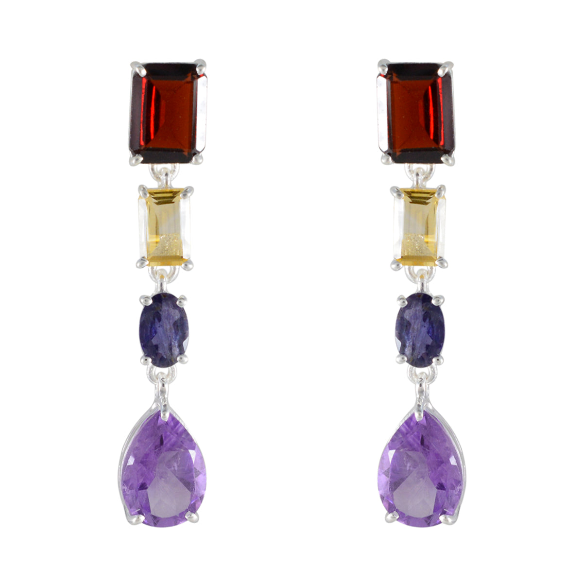 Natalia Multicolor Stud Earrings for Every Occasion Multi multicolor Stud