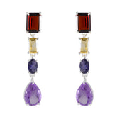 Natalia Multicolor Stud Earrings for Every Occasion Multi multicolor Stud