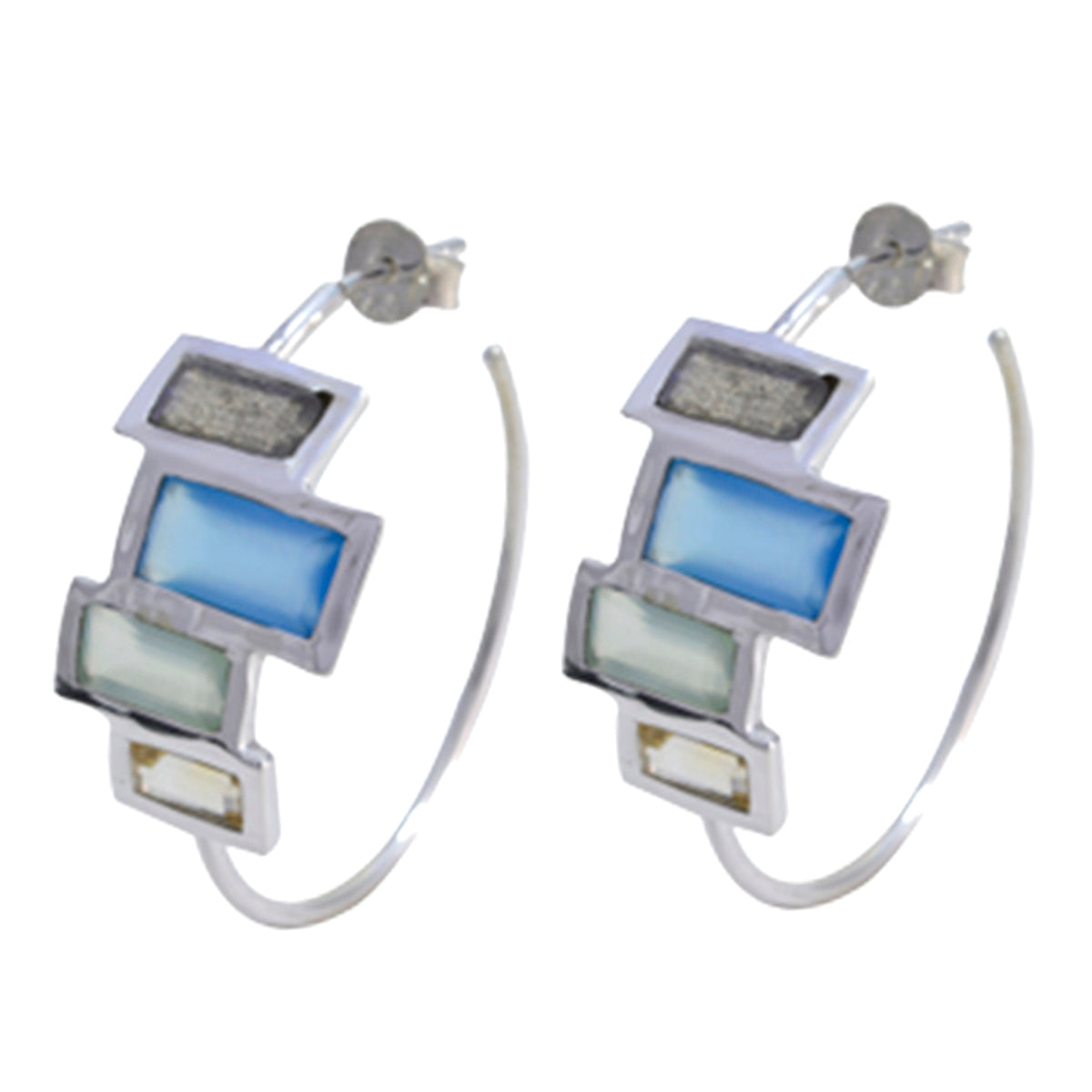Camila Multicolor Stud Earrings for Stylish Looks Multi multicolor Stud