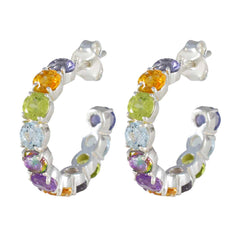 Joaquina Multicolor Stud Earrings for Vibrant Style Multi multicolor Stud