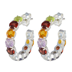 Julia Multicolor Stud Earrings for Vibrant Style Multi multicolor Stud
