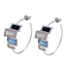 Carla Multicolor Stud Earrings for Everyday Glam Multi multicolor Stud