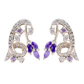 Alejandra Multicolor Stud Earrings for Everyday Glam Multi CZ multicolor Stud