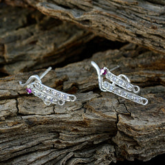 Angeles Multicolor Stud Earrings for Trendy Fashion