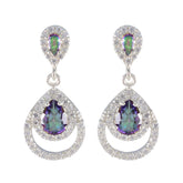 Yan Multicolor Stud Earrings for Everyday Glam Mystic Quartz multicolor Stud