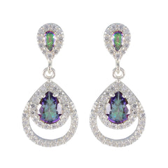 Yan Multicolor Stud Earrings for Everyday Glam Mystic Quartz multicolor Stud