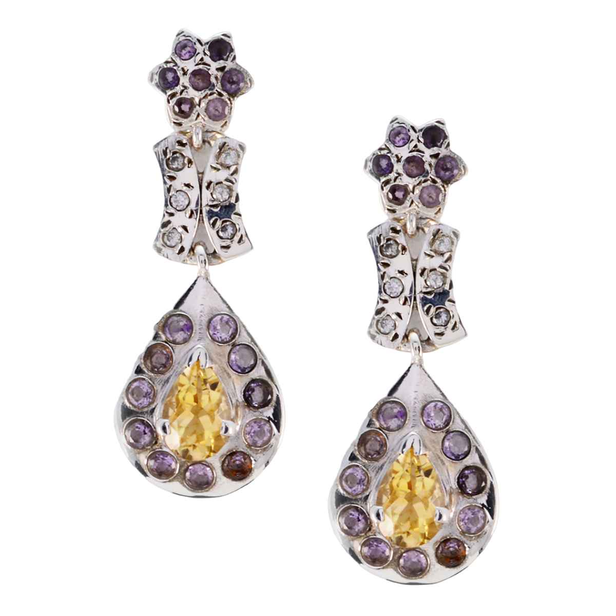 Kristine Multicolor Stud Earrings for Everyday Glam Multi multicolor Stud