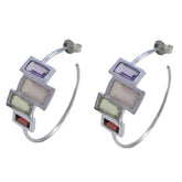 Antonia Multicolor Stud Earrings for Everyday Glam Multi multicolor Stud