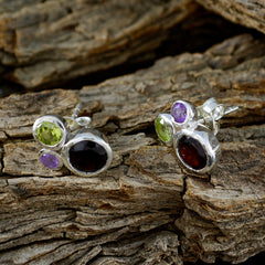 Haruka Multicolor Stud Earrings for Everyday Glam