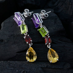 Rina Multicolor Stud Earrings for Stylish Elegance