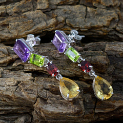 Rina Multicolor Stud Earrings for Stylish Elegance