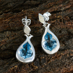 Ines Multicolor Toi Et Moi Earrings - Stylish Gemstone Design