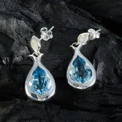 Ines Multicolor Toi Et Moi Earrings - Stylish Gemstone Design