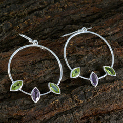 Nora Multicolor Trilogy Dangle Earrings for Every Occasion