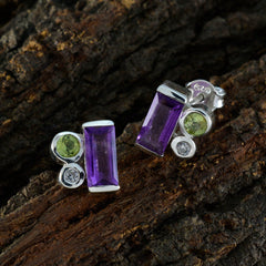 Mariana Multicolor Trilogy Stud Earrings for Everyday Glam