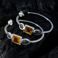 Tereza Multicolor Trilogy Stud Earrings for Everyday Glam