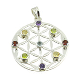 Inès Multicolor Victorian Pendant with Gemstones Multi Stone multicolor Multicolor