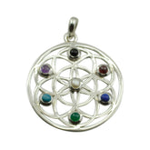 Sofia Multicolor Vintage Pendant for Stylish Looks Multi Stone multicolor Multicolor