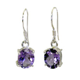 Naomi Purple Dangle Earrings for Stunning Looks Amethyst Purple Dangle