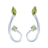 Natalie Green Stud Earrings for Everyday Glam Peridot Green Stud