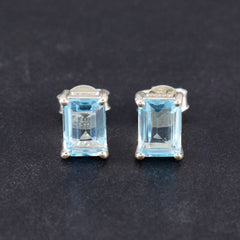Noelia Stud Earrings India - Elegant Gemstone Style