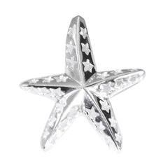Nova Plain propsel pendant - Starfish Silver Pendant