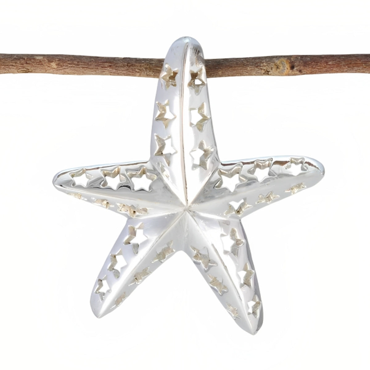 Nova Plain propsel pendant - Starfish Silver Pendant Plain Plain Plain