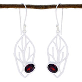 Nova Red Dangle Earrings for Stunning Fashion Looks Garnet Red Dangle