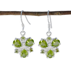 Olivia Green Dangle Earrings for Everyday Glam Peridot Green Dangle