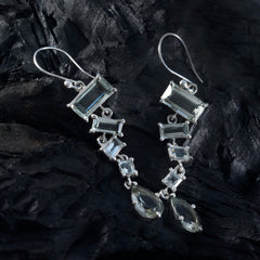 Olivia Green Dangle Earrings - Stylish Gemstone Jewelry