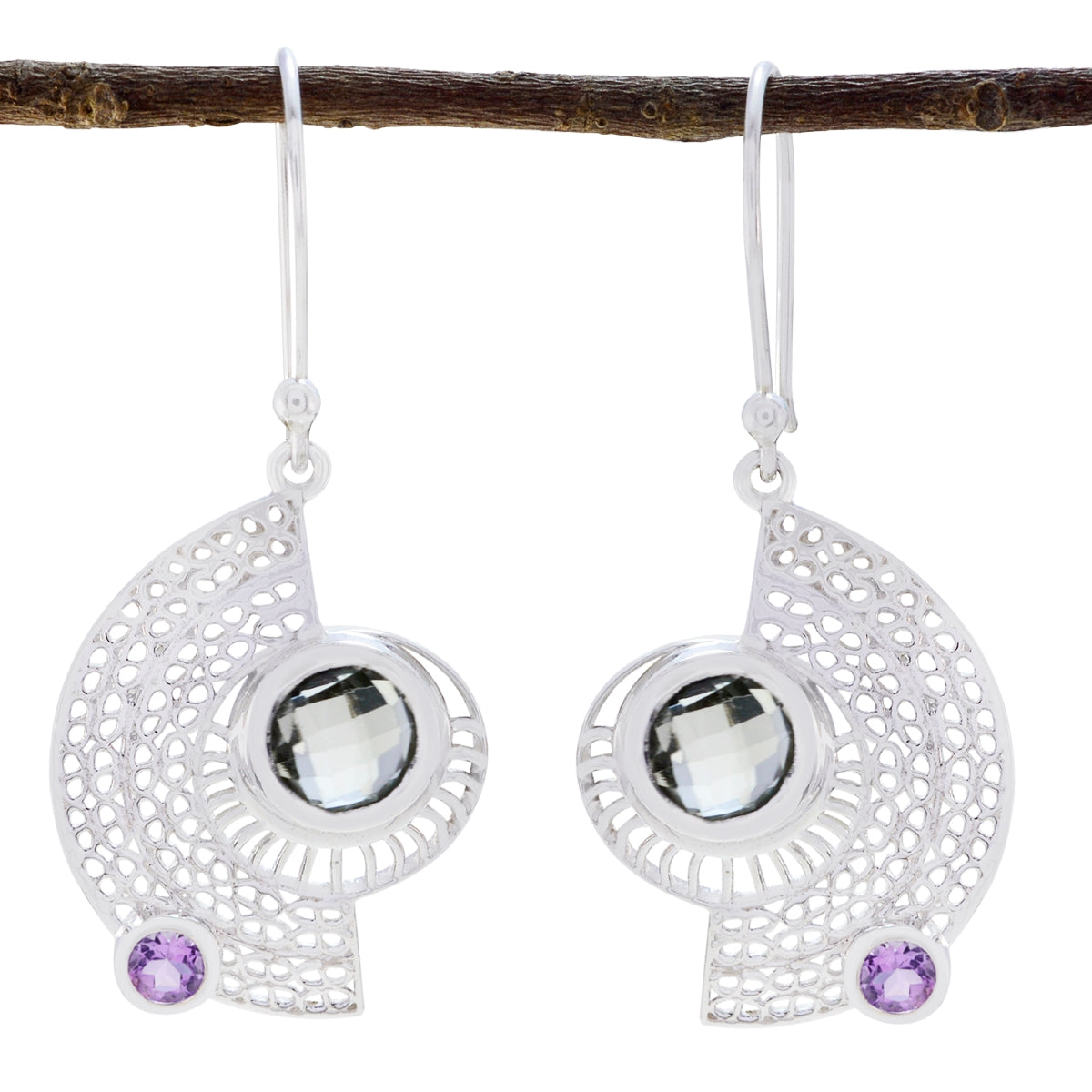 Hanna Party Jewelry Earrings with Gemstone Detailing Multi multicolor Dangle