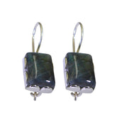 Zoe Party Wear Earrings for Women - Elegant Design Labradorite Gray Dangle