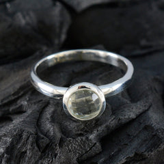 Zazlle Party Wear Green Gemstone Ring for Fashion Lovers