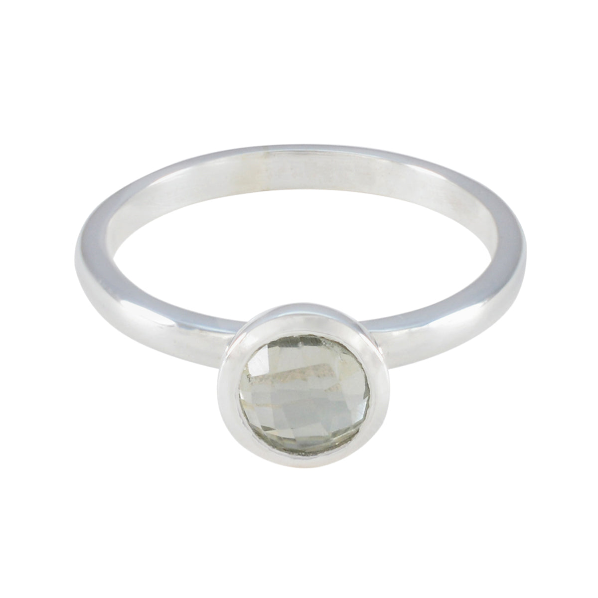 Zazlle Party Wear Green Gemstone Ring for Fashion Lovers Green Amethyst Green