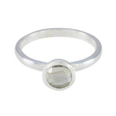 Zazlle Party Wear Green Gemstone Ring for Fashion Lovers Green Amethyst Green