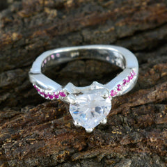 Zoe Party Wear Red Stone Ring for Glamorous Occasions