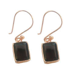 Patricia Brown Dangle Earrings with Elegant Gemstone Smoky Quartz Brown Dangle