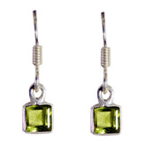 Patricia Green Gemstone Earrings for Everyday Glam Peridot Green Dangle