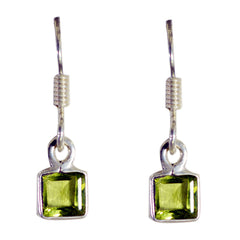 Patricia Green Gemstone Earrings for Everyday Glam Peridot Green Dangle