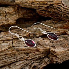 Paula Red Gemstone Earrings for Everyday Glam