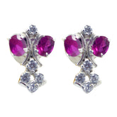 Pilar Gemstone Earrings for Everyday Glamour Multi CZ multicolor Stud