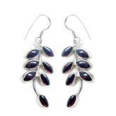 Pilar Red Dangle Earrings for Every Occasion Garnet Red Dangle