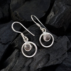 Ines Pink Dangle Earrings with Elegant Design