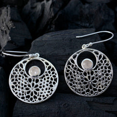 Katharina Pink Gemstone Dangle Earrings for Chic Style